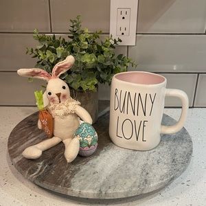 NWT - RAE DUNN “BUNNY LOVE” Double Sided Easter Mug